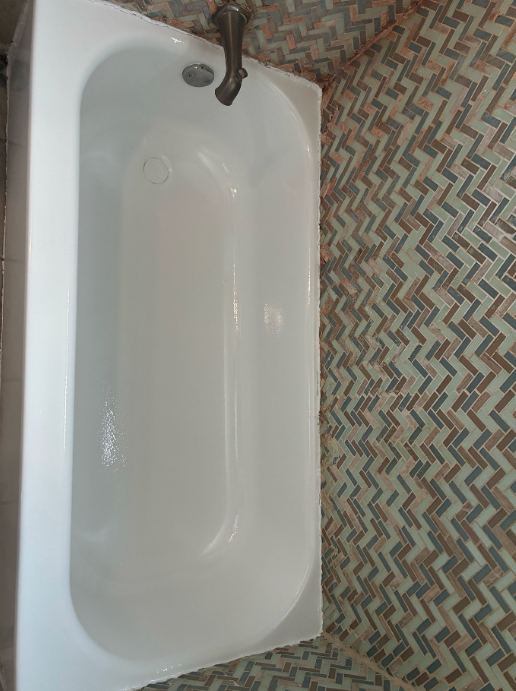 Recently completed bathroom remodel by Detroit Bath Remodelers &mdash; serving Clawson, MI