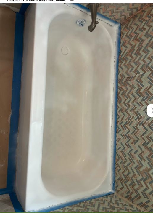 During: refinishing coating curing